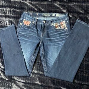 Miss Me  mid-rise , easy skinny jeans Size 31